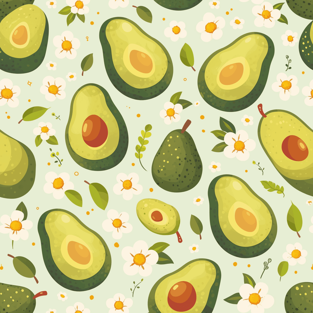 Avocado 011 original repeating artwork