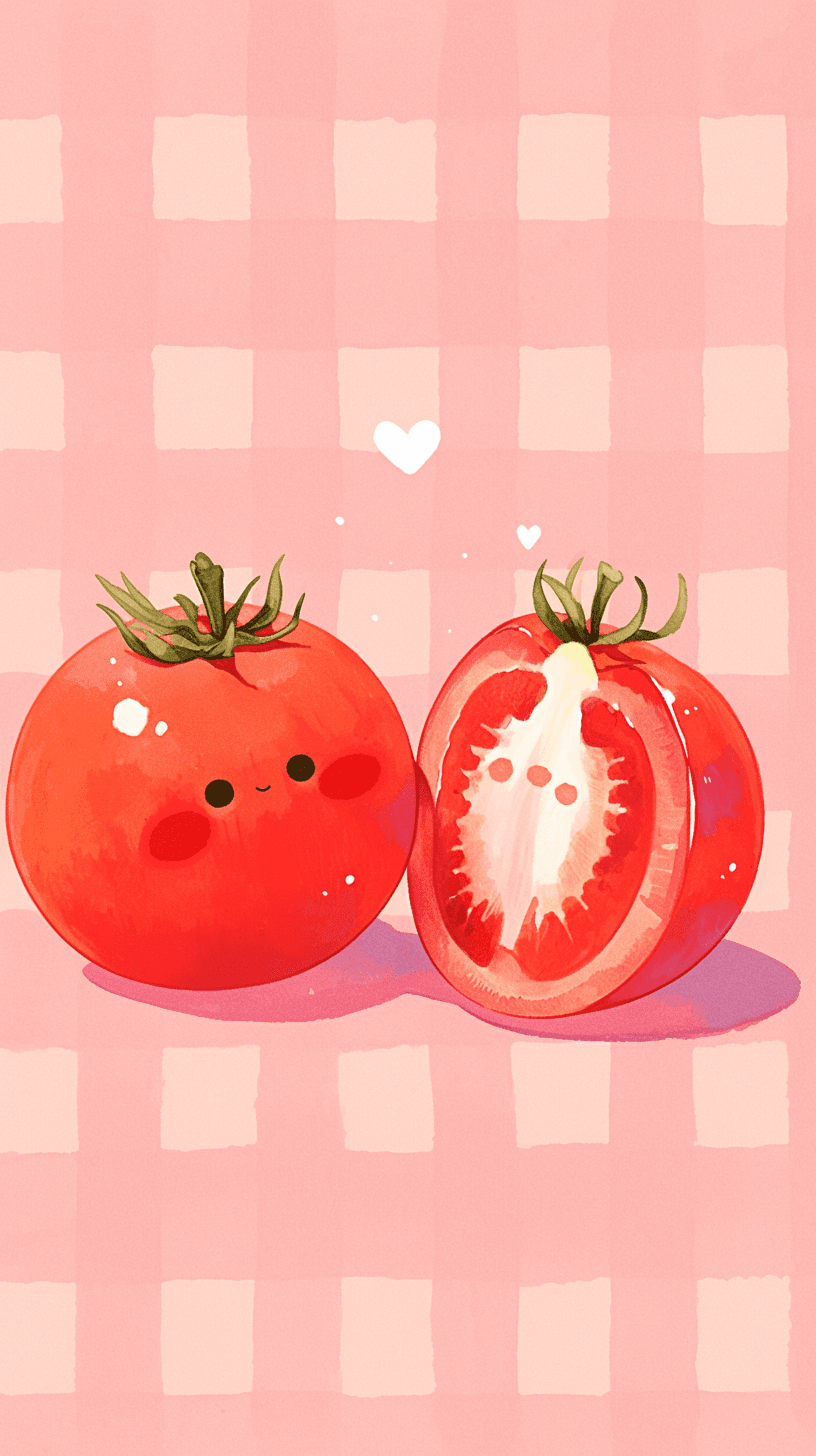 Tomato Zoom original repeating artwork