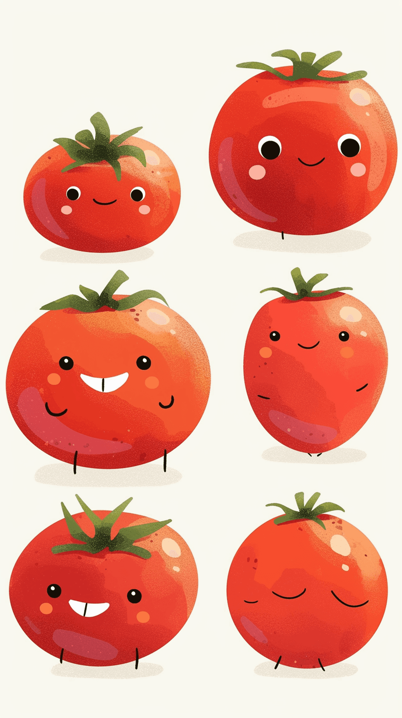 Tomato Jam original repeating artwork