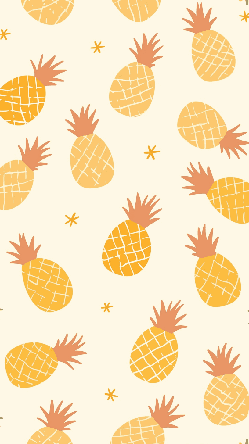Pineapple Tribe original repeating artwork