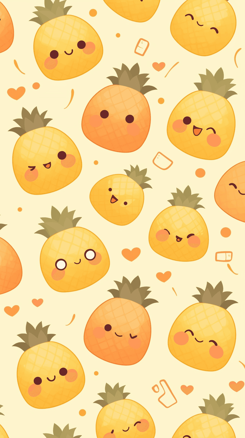 Pineapple Echo original repeating artwork