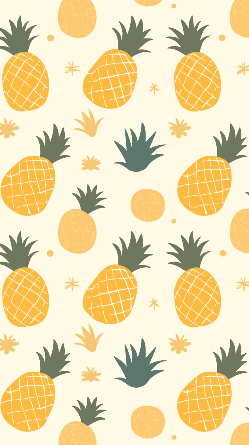 Pineapple 006 original repeating artwork