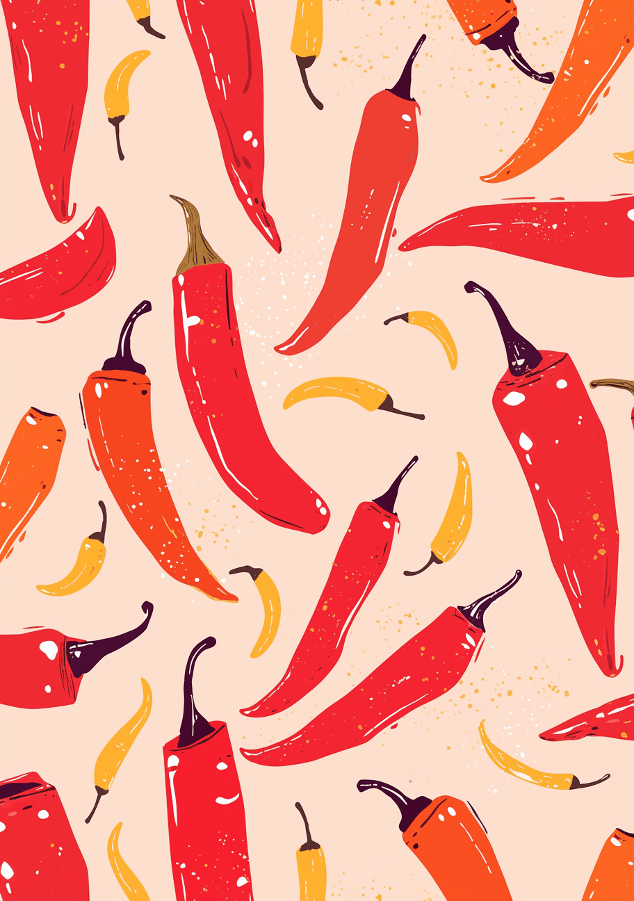Chili 006 original repeating artwork