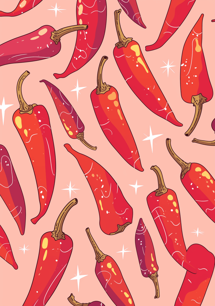 Chili 005 original repeating artwork