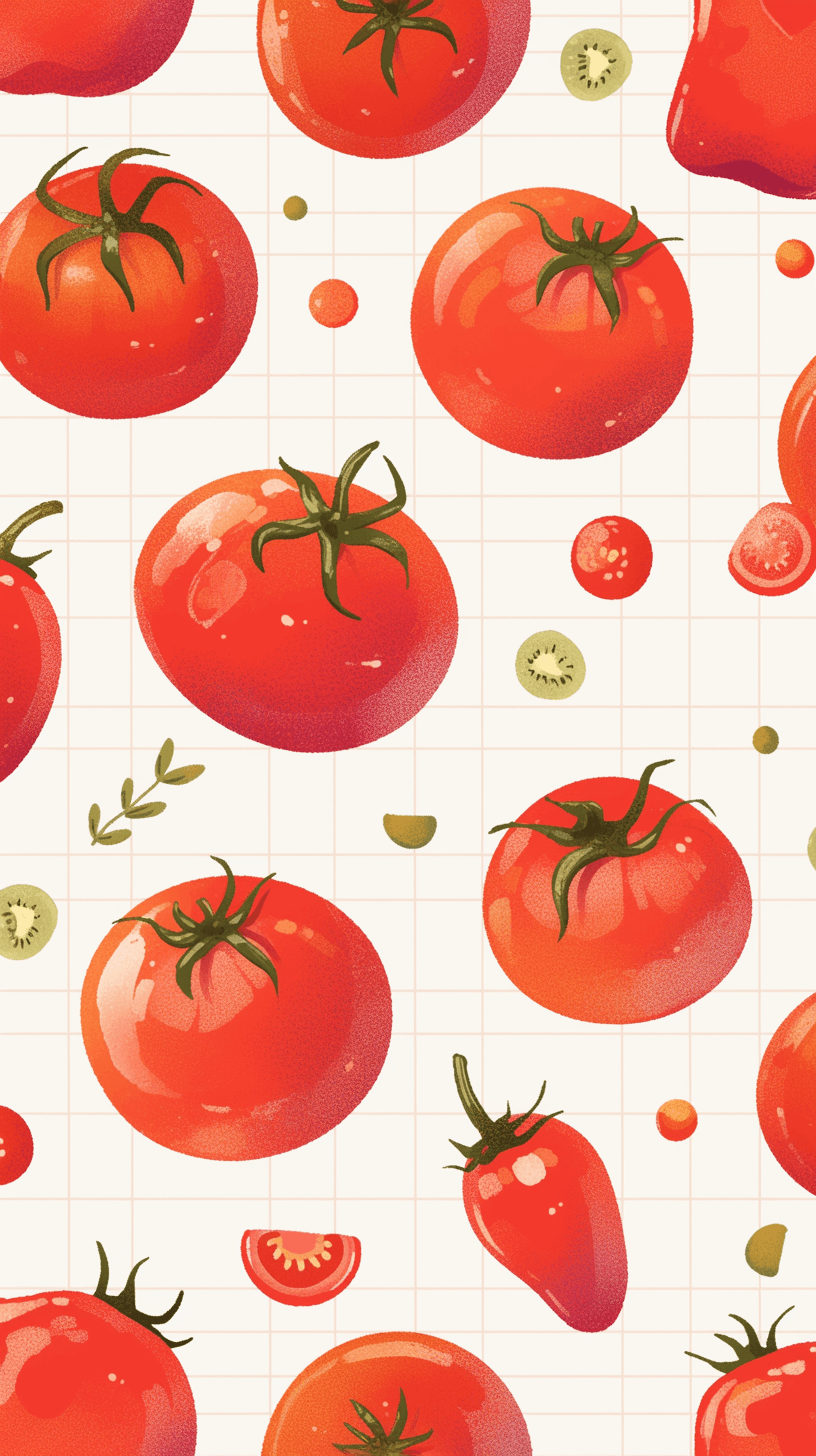Tomato original repeating artwork