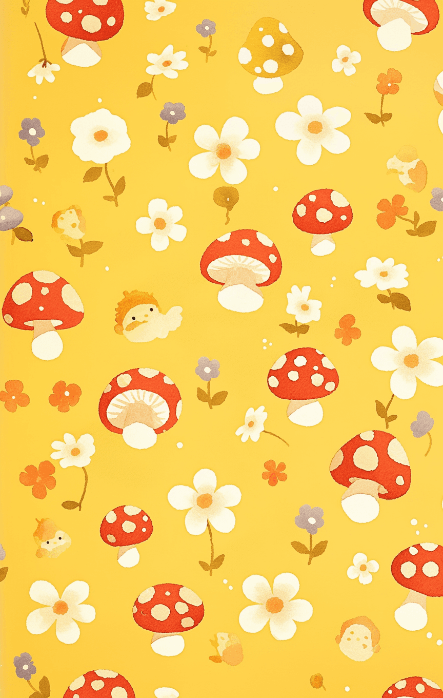 Mushroom 002 original repeating artwork