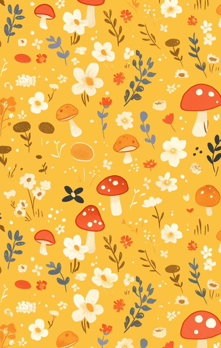 Mushroom 003 original repeating artwork