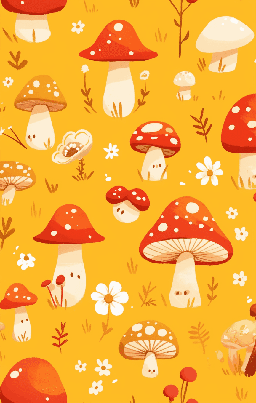 Mushroom Collective original repeating artwork