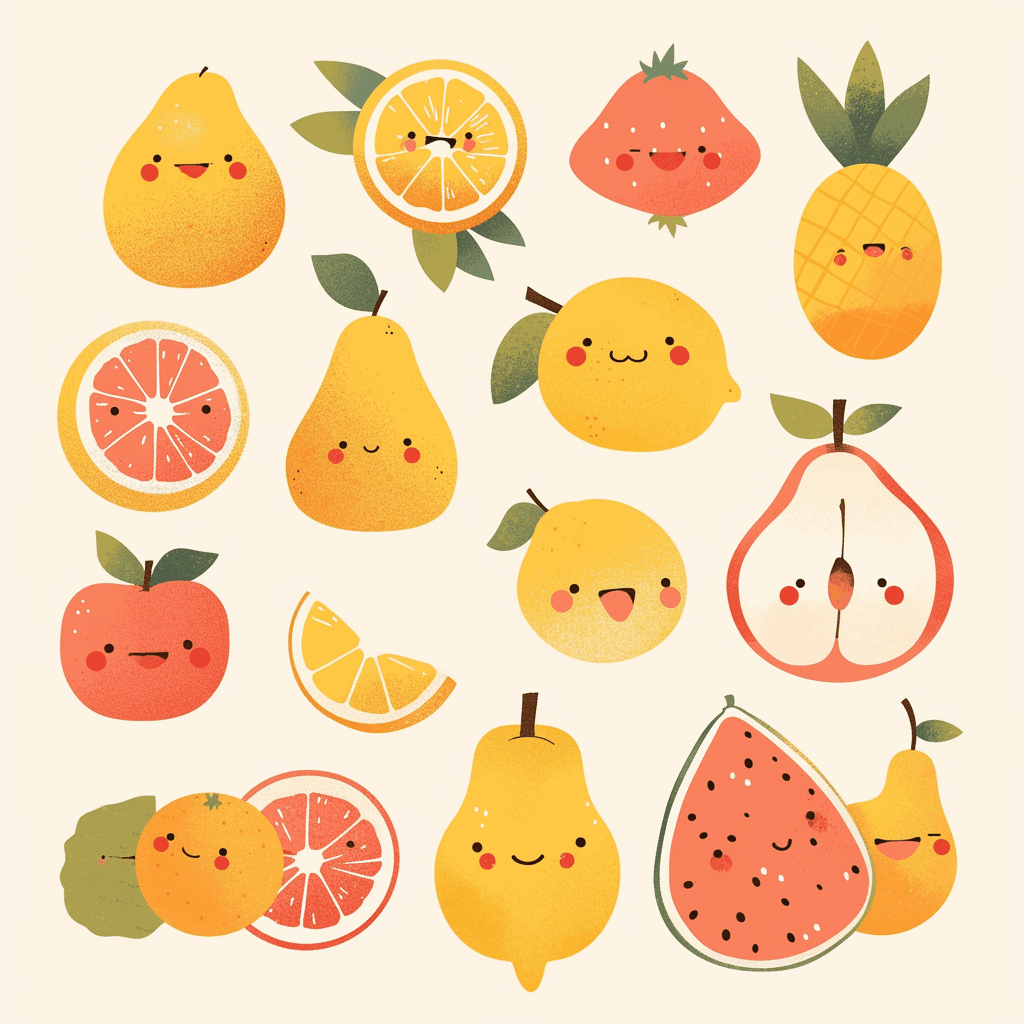 Fruit Spark original repeating artwork
