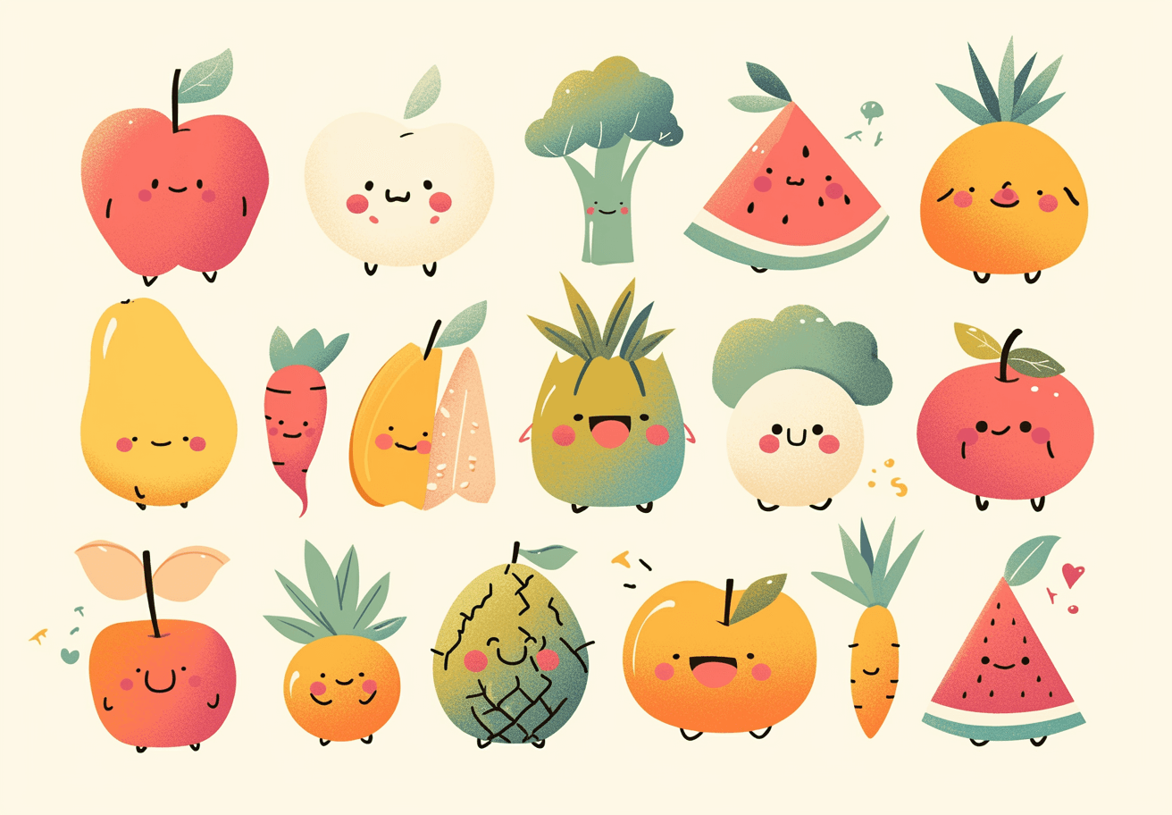 Fruit Originals original repeating artwork