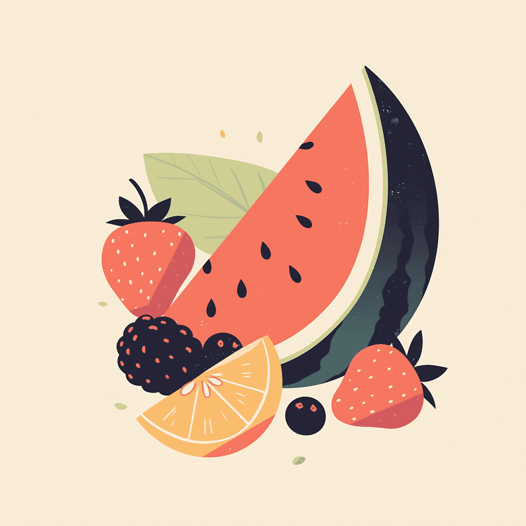 Fruit Groove original repeating artwork