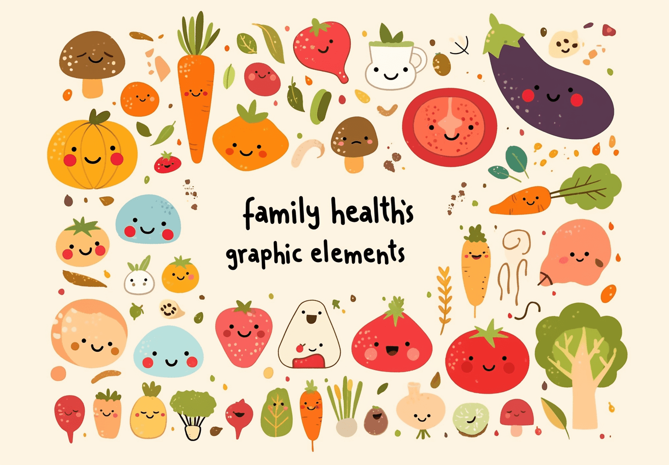 Fruit Party original repeating artwork