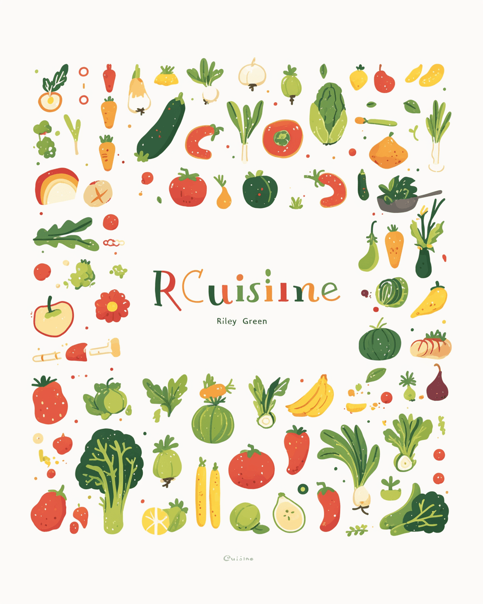 Fruit Winter original repeating artwork