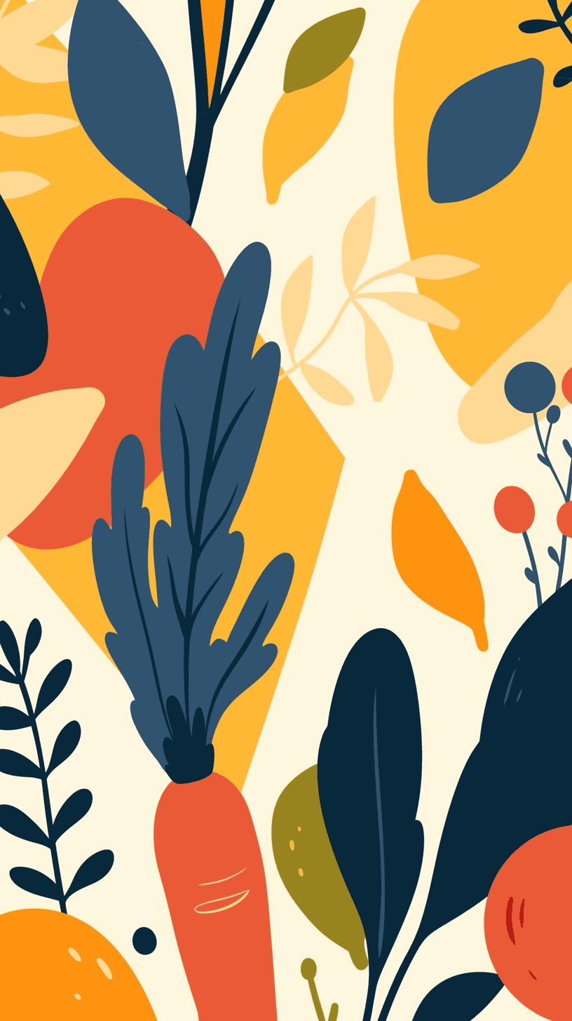 Carrot Series original repeating artwork