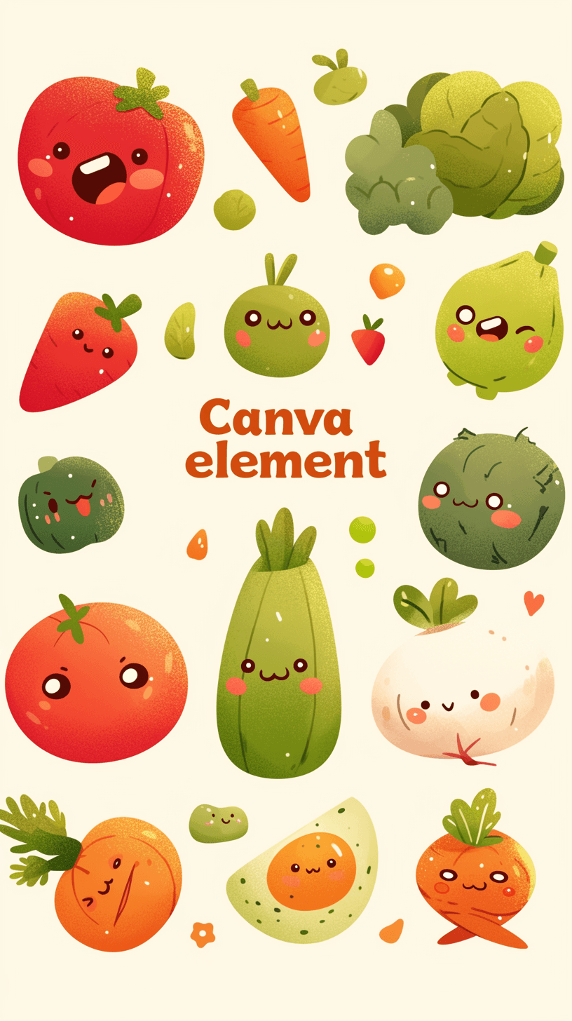 Veggies 019 original repeating artwork