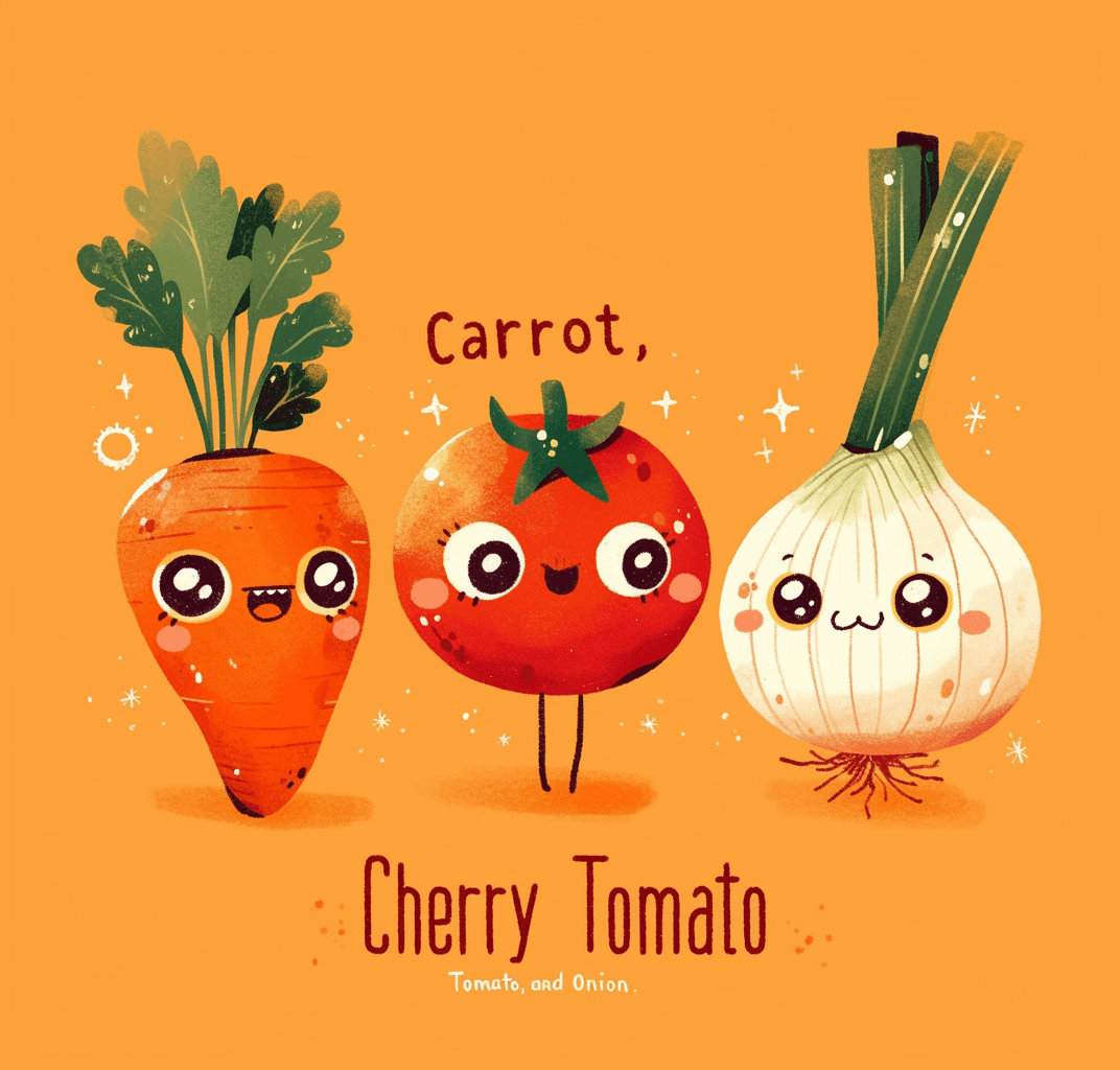 Veggies 008 original repeating artwork