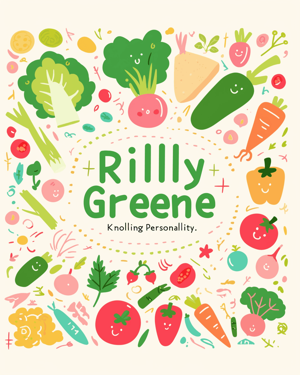 Veggies Prism original repeating artwork