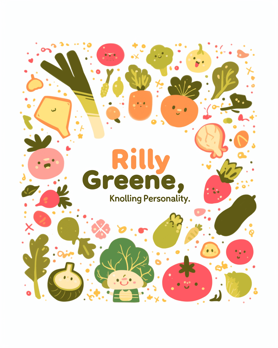 Veggies Mono original repeating artwork