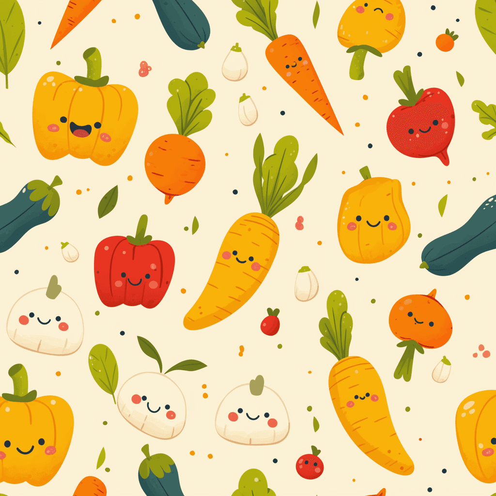 Veggies 014 original repeating artwork
