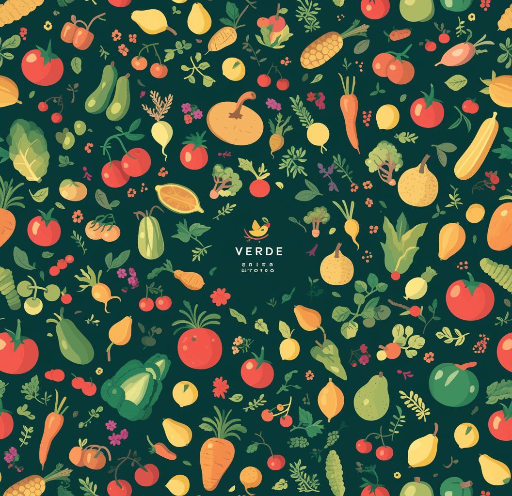 Veggies 016 original repeating artwork