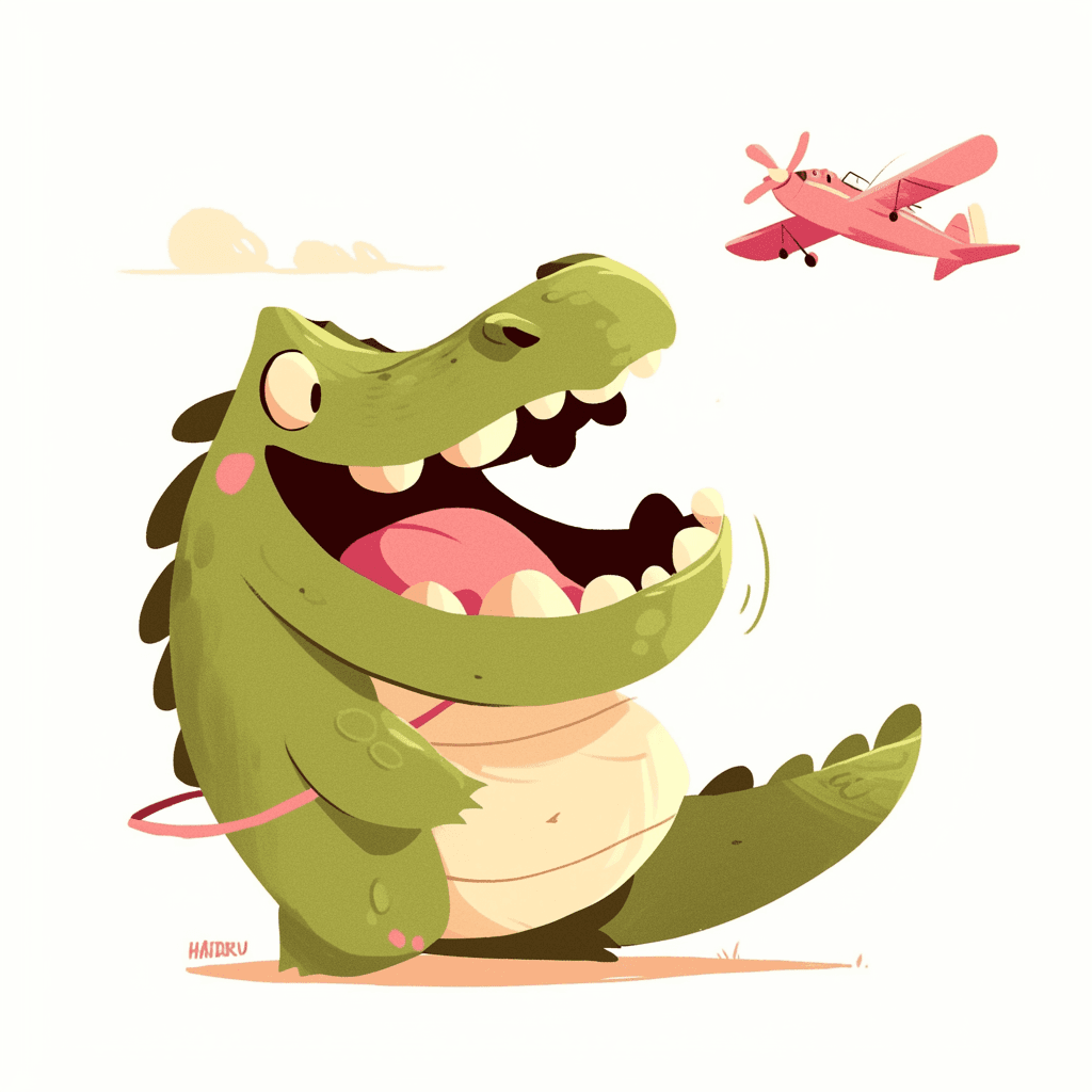 Cartoon Dinosaur Pals original repeating artwork