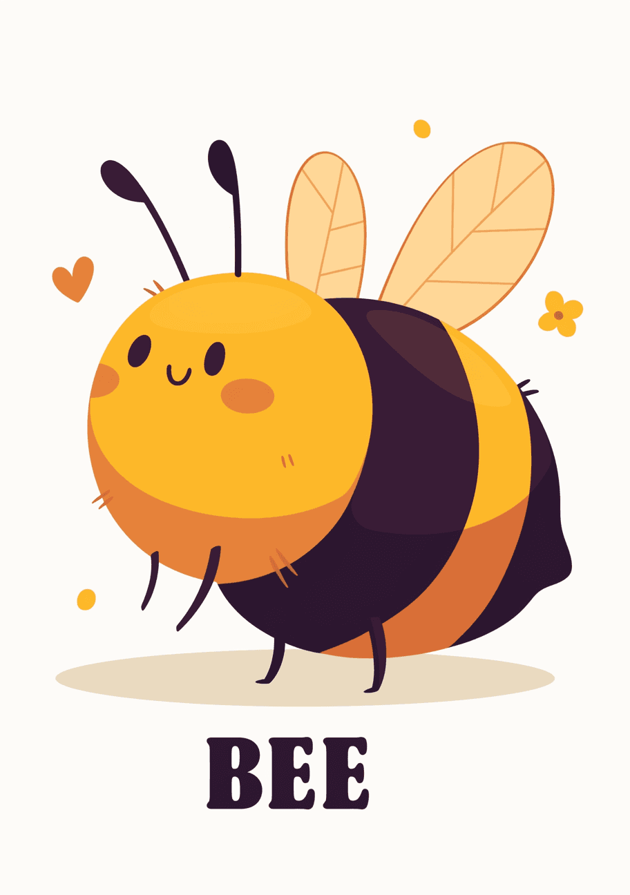 Bee Rush original repeating artwork