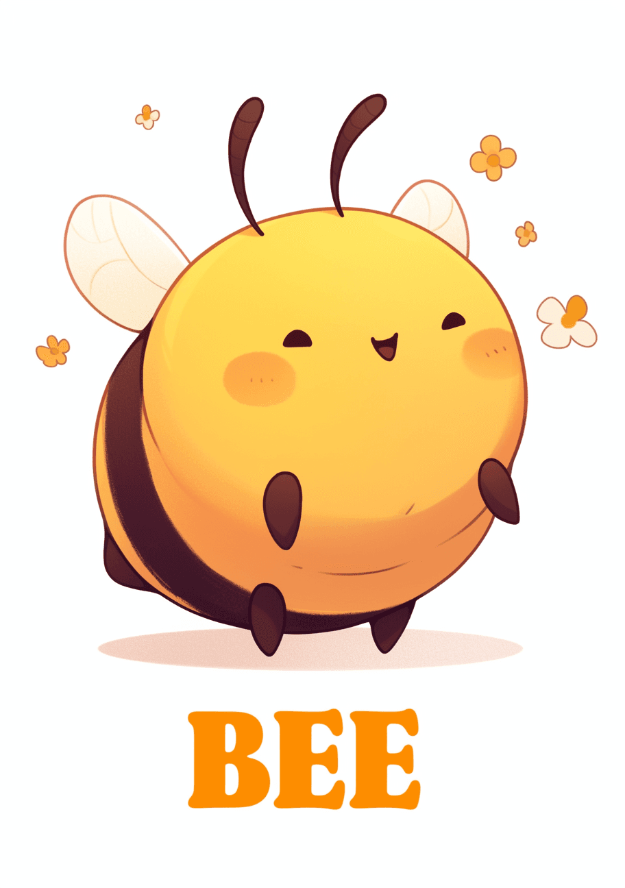 Bee Flip original repeating artwork