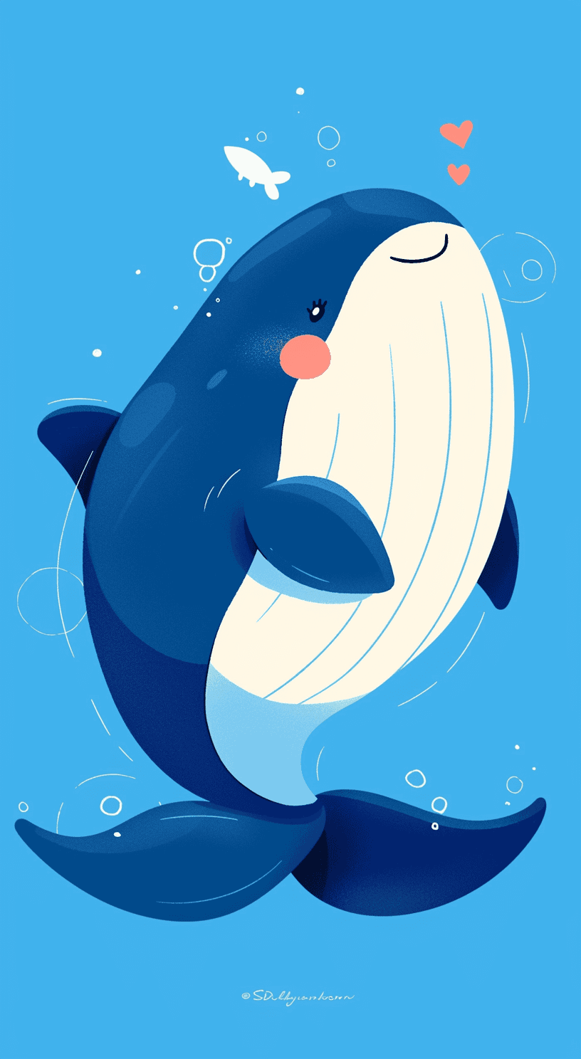 Dolphin Gang original repeating artwork