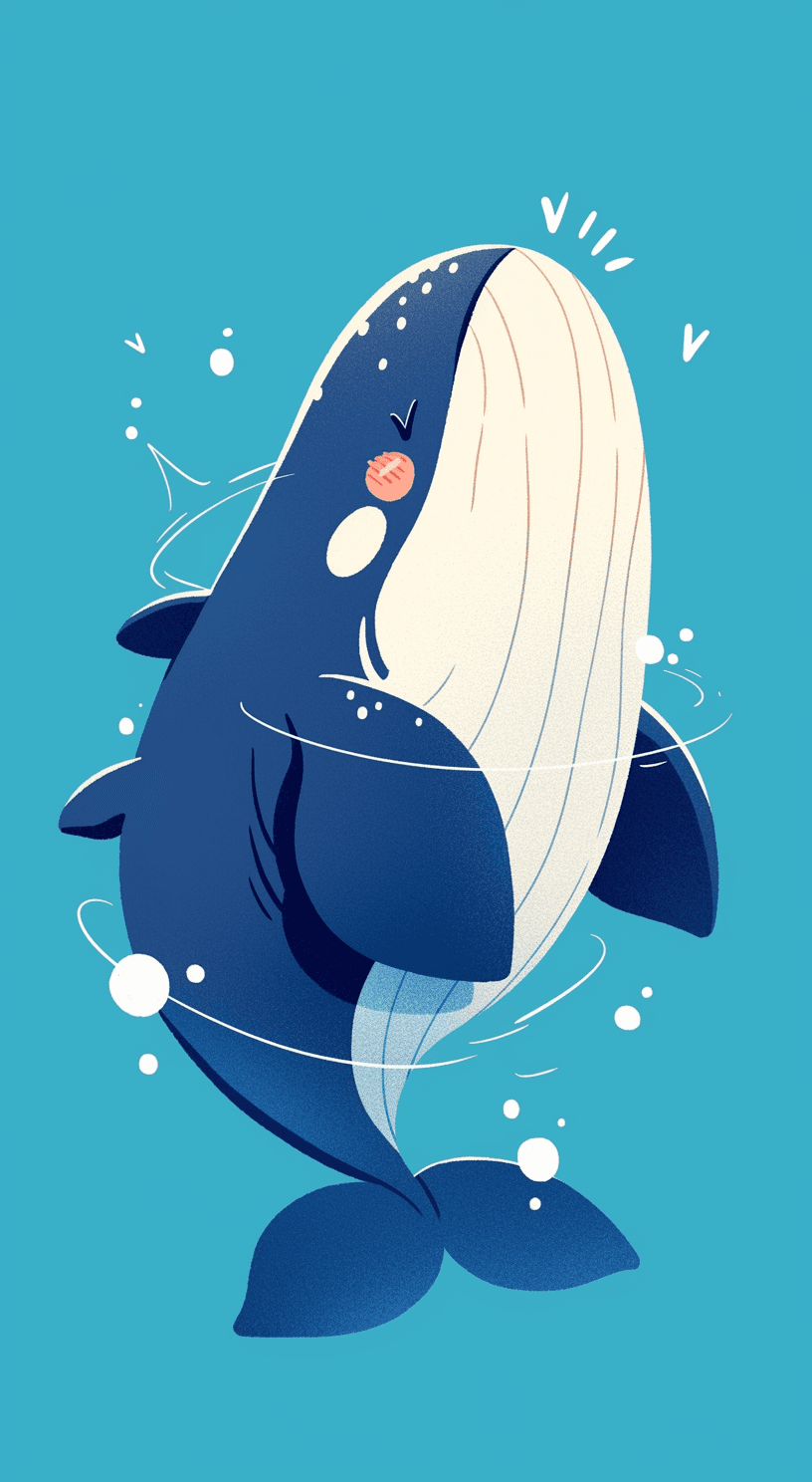 Dolphin Starlight original repeating artwork