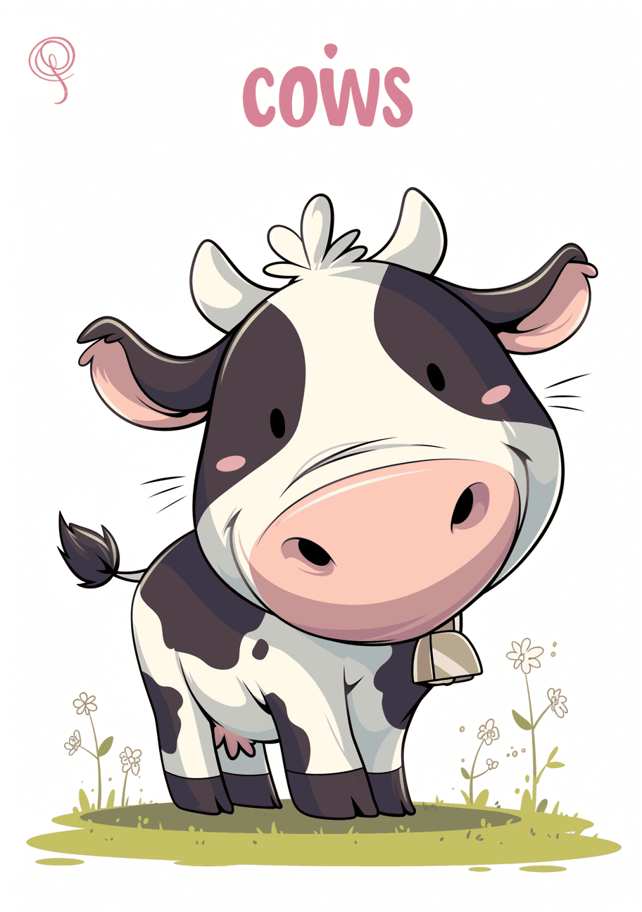Cow Bop original repeating artwork