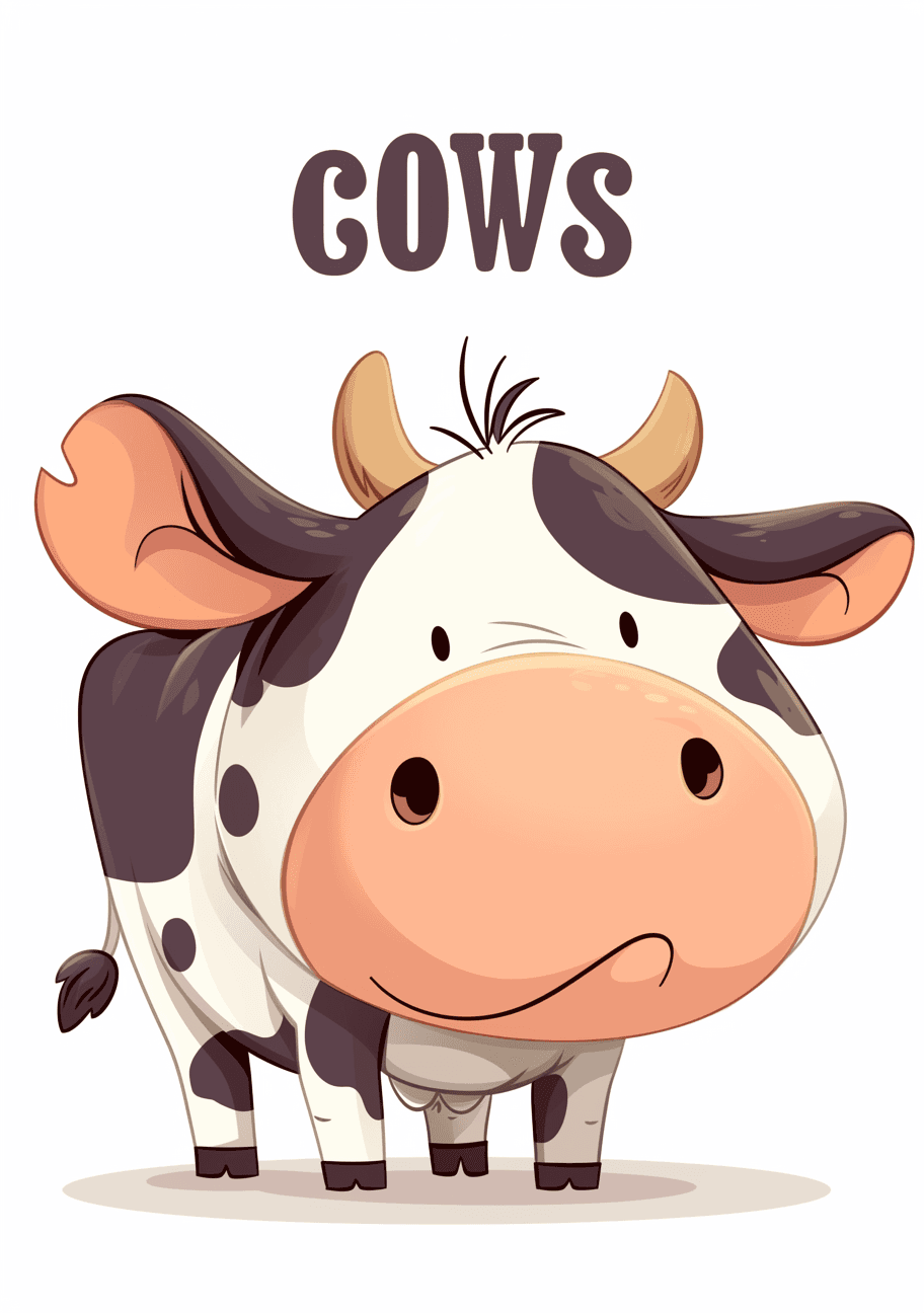 Cow Show original repeating artwork