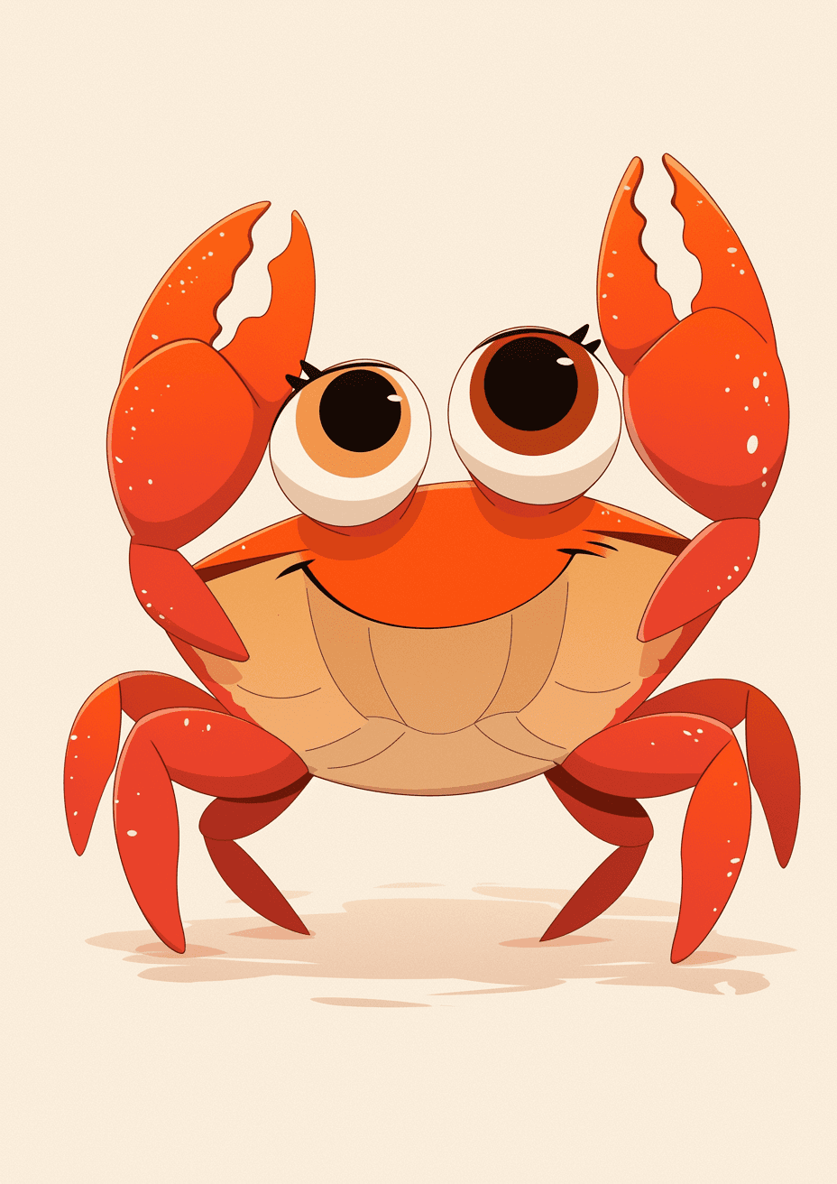 Crab Team original repeating artwork