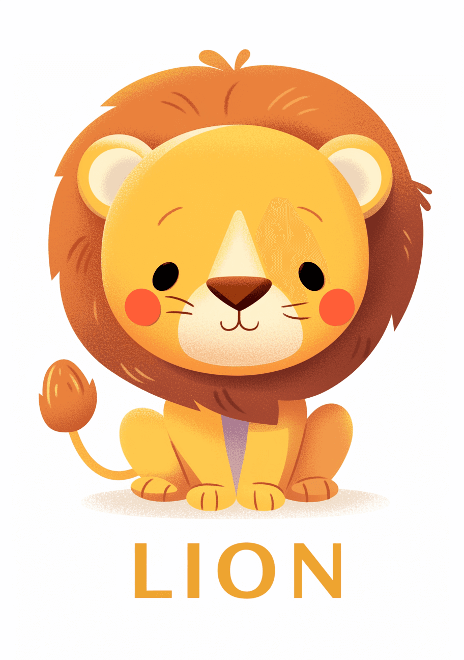 Lion Team original repeating artwork