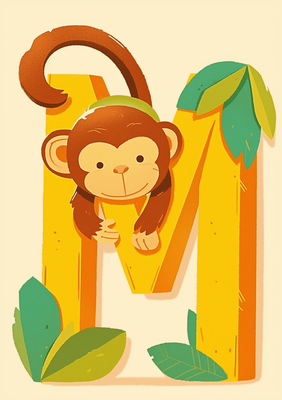 Monkey Dash original repeating artwork
