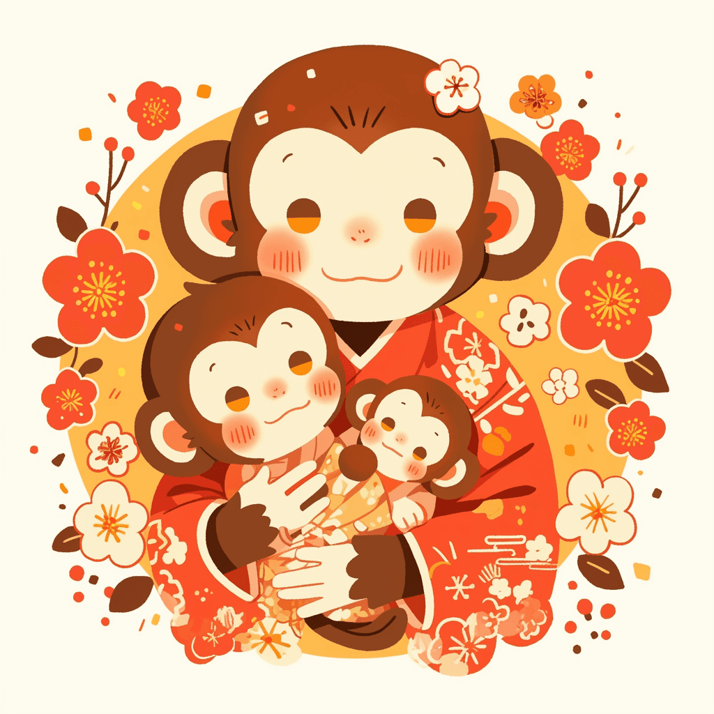 Monkey Tune original repeating artwork