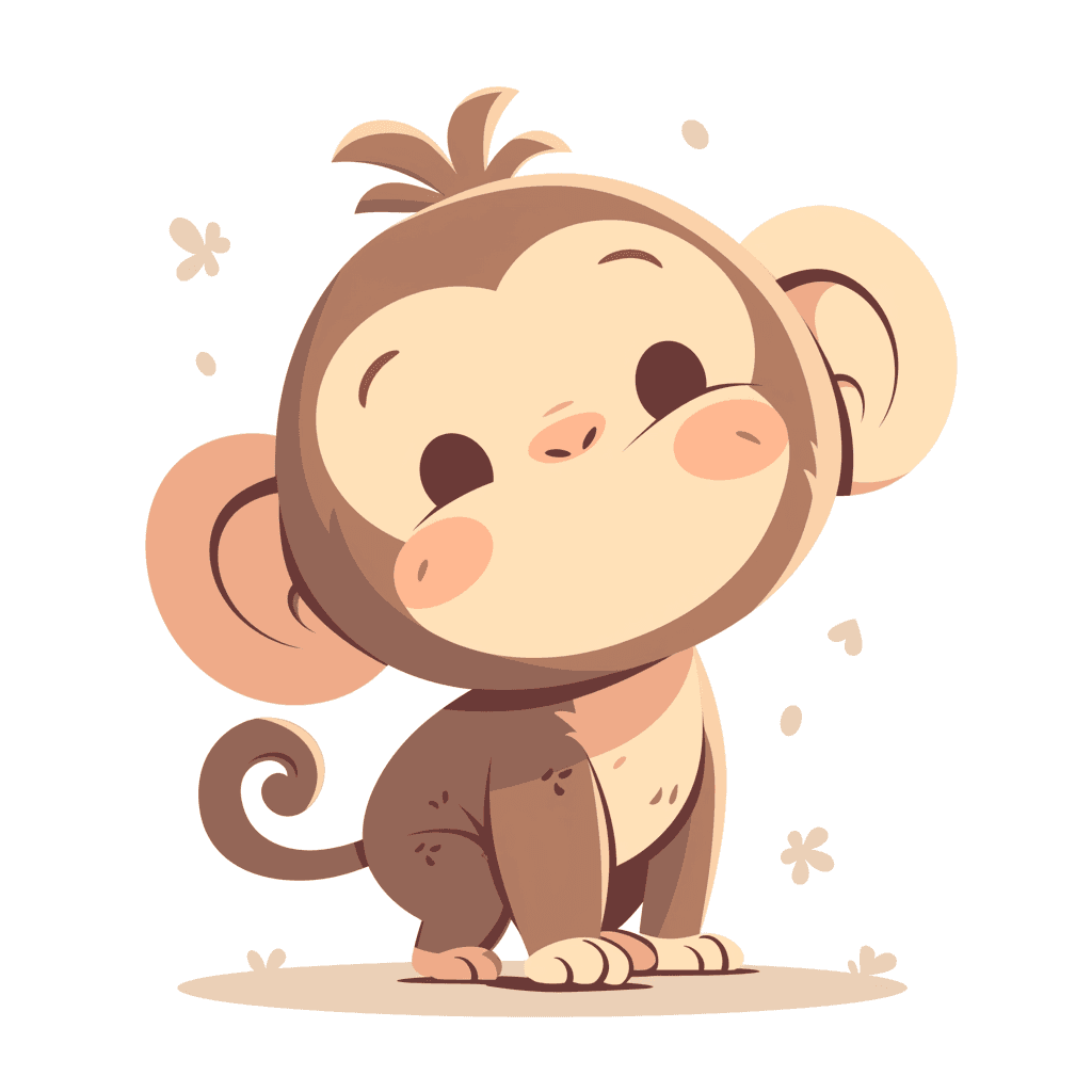 Monkey Drift original repeating artwork