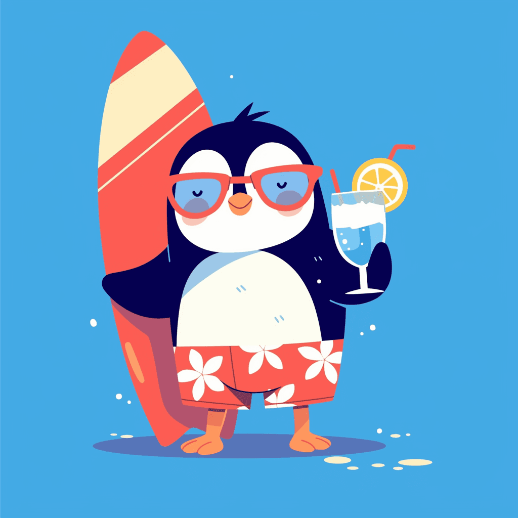 Penguin 051 original repeating artwork