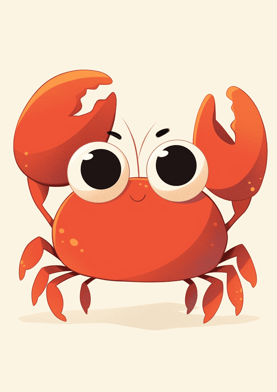 Crab Loop original repeating artwork