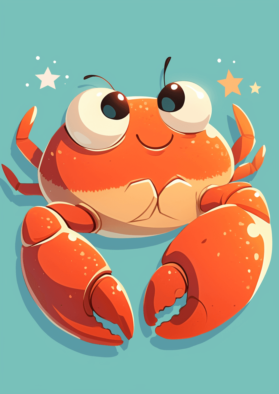 Crab Tribe original repeating artwork