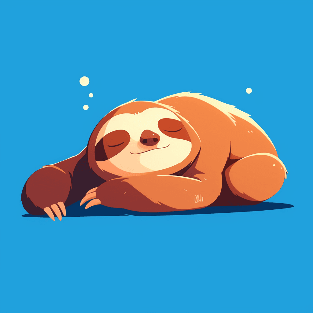 Sloth Beats original repeating artwork