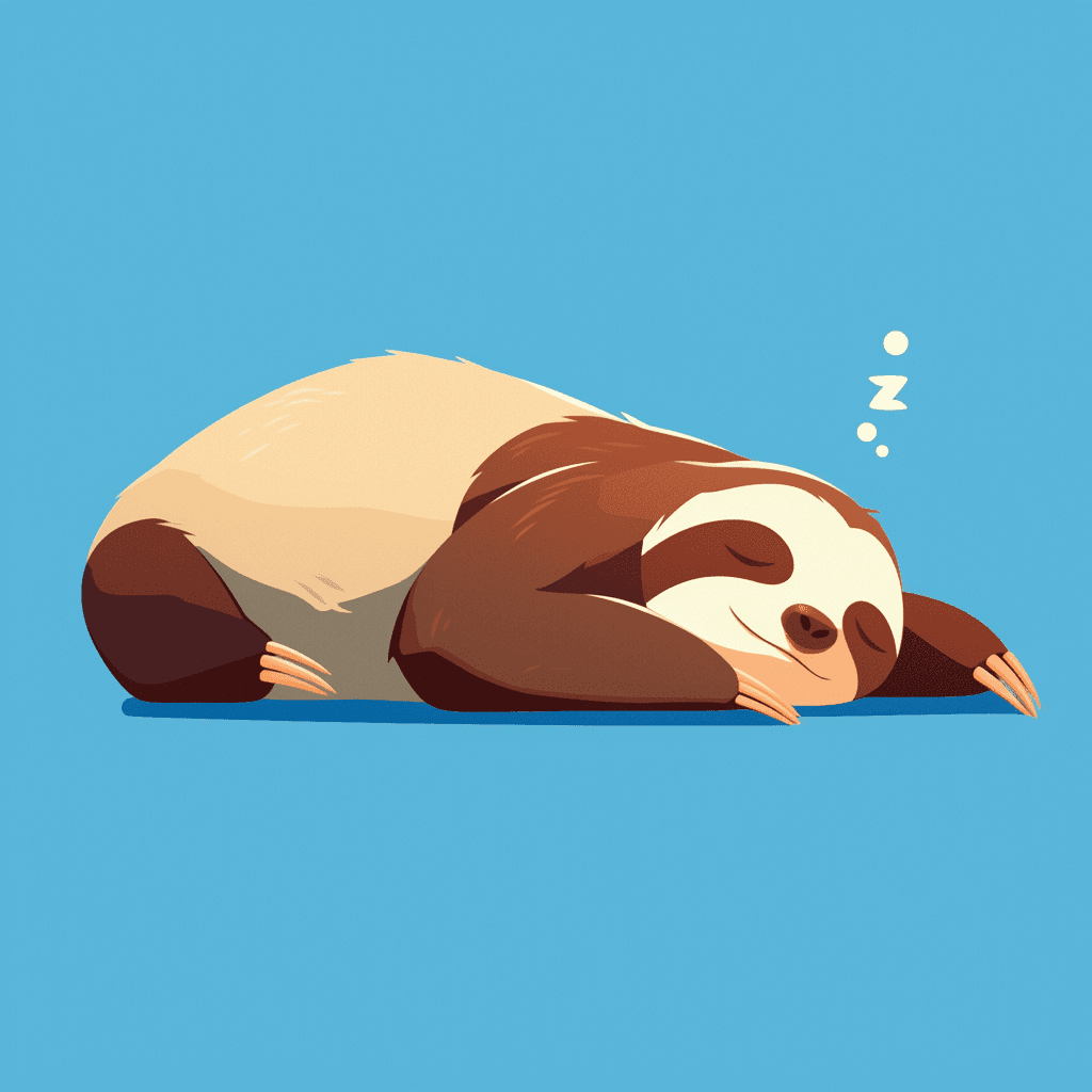 Sloth Fair original repeating artwork