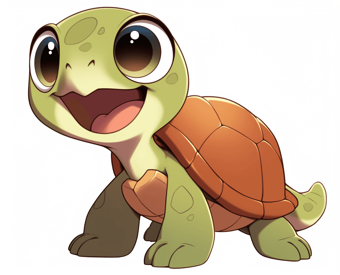 Turtle Bop original repeating artwork