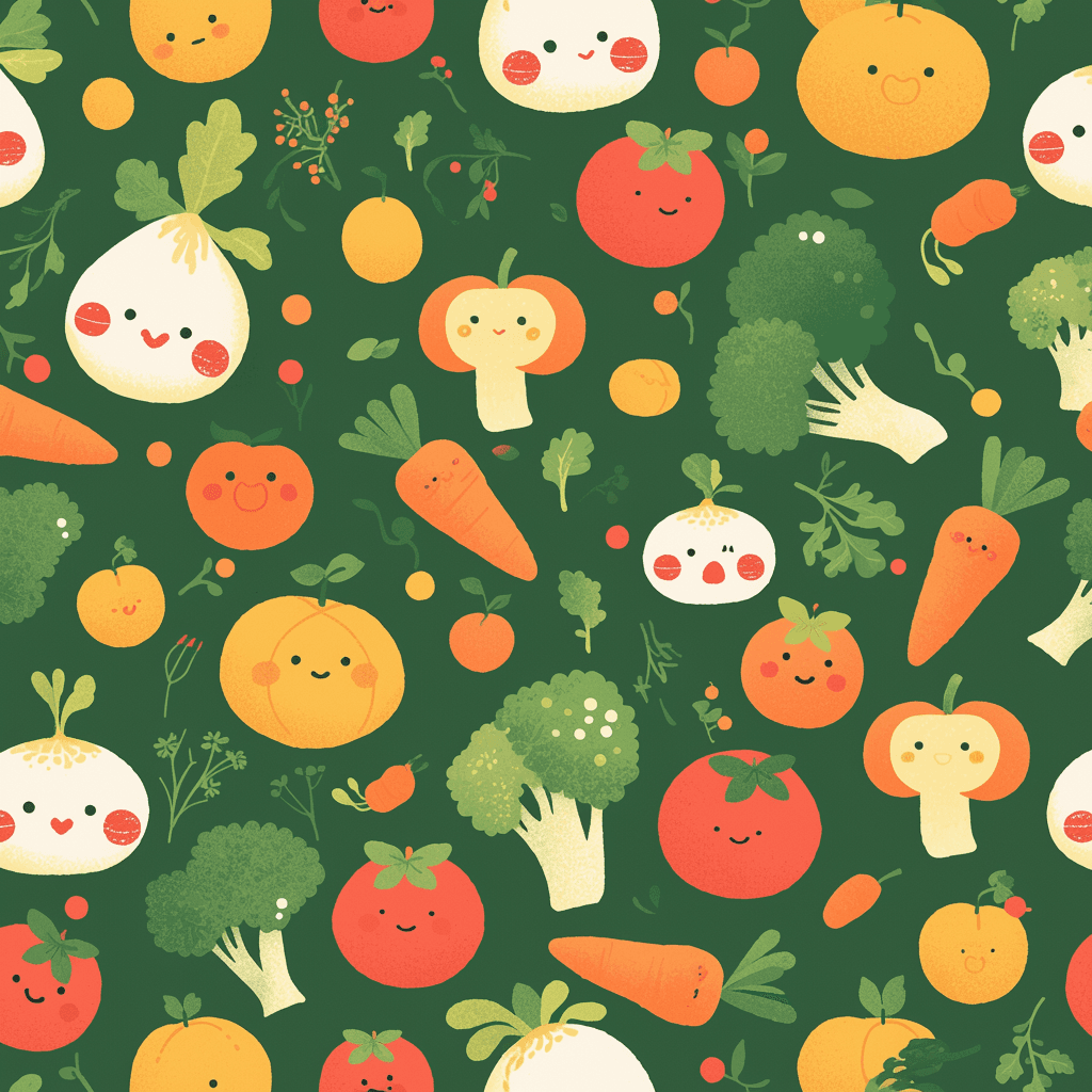 Veggies 020 original repeating artwork