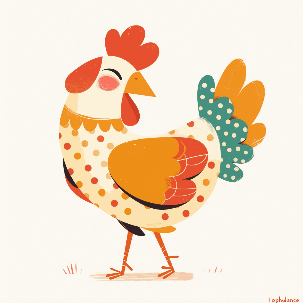 Chicken Dash original repeating artwork