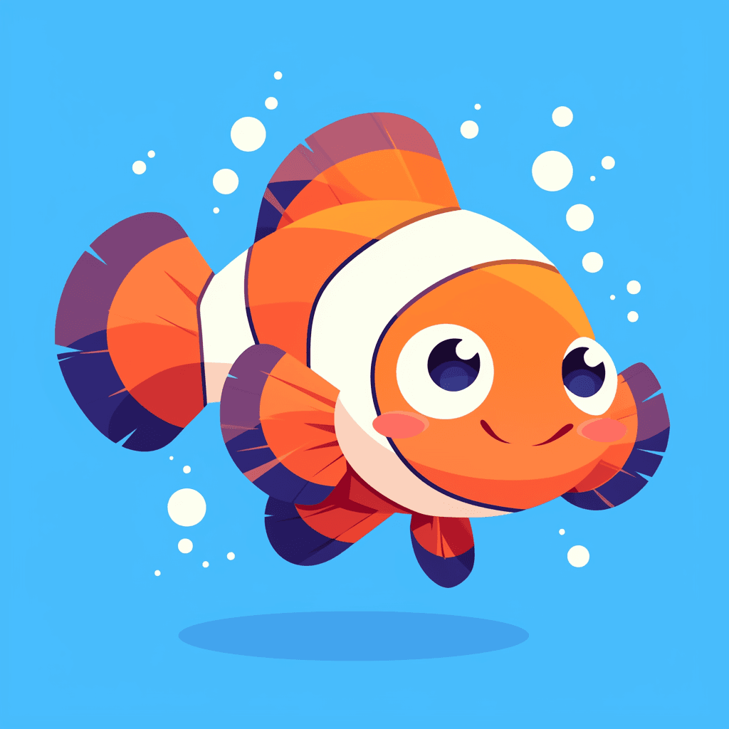 Fish Silver original repeating artwork