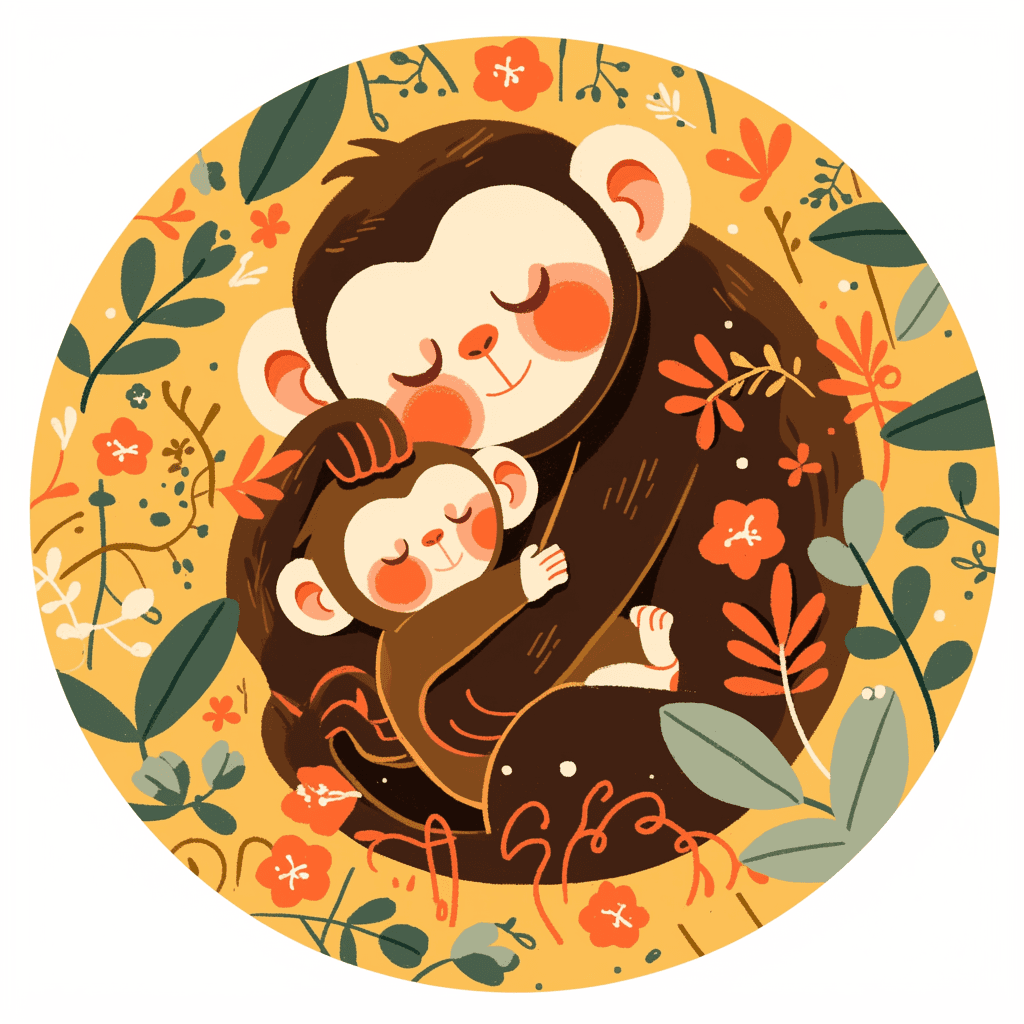 Monkey Shine original repeating artwork