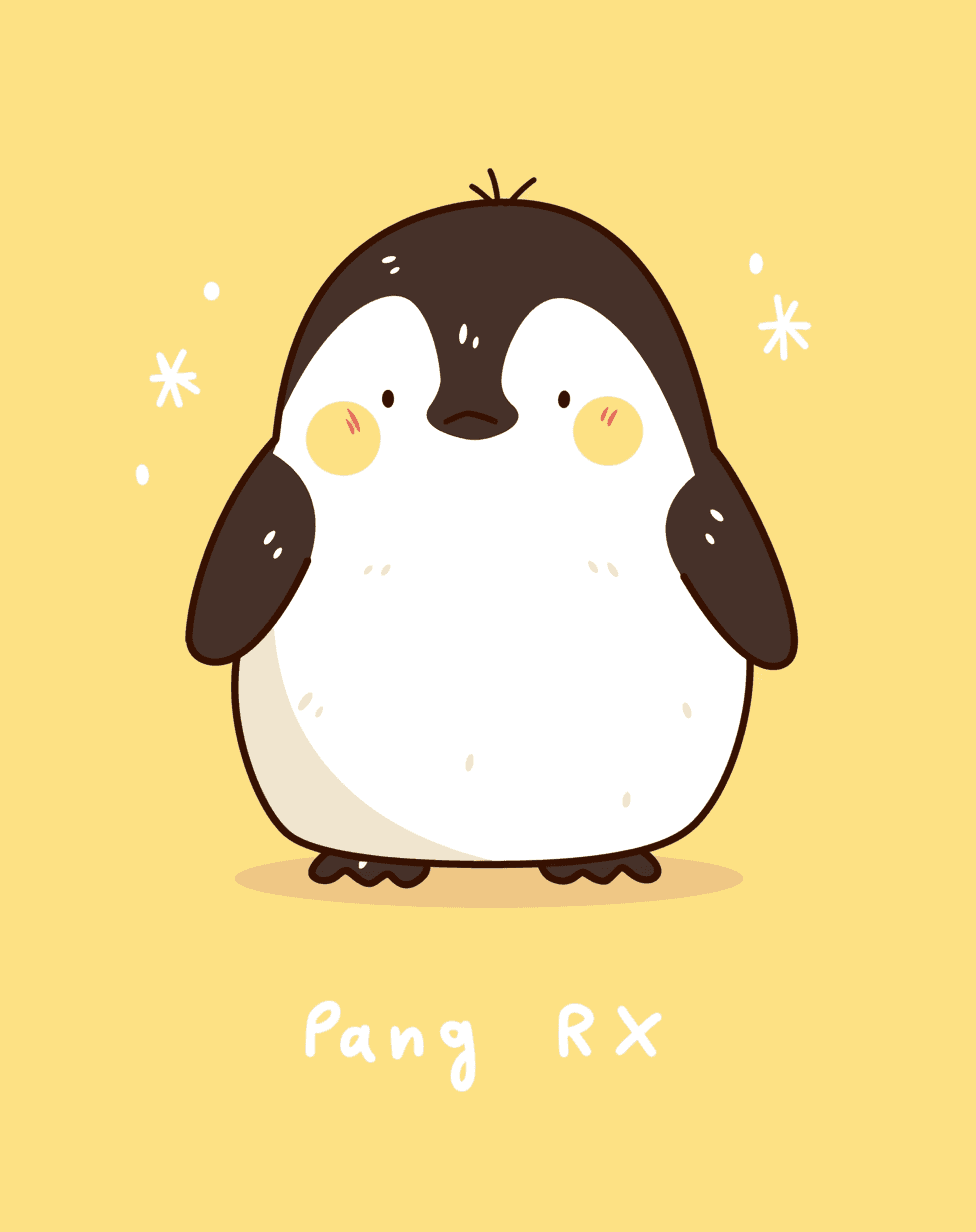 Penguin 032 original repeating artwork