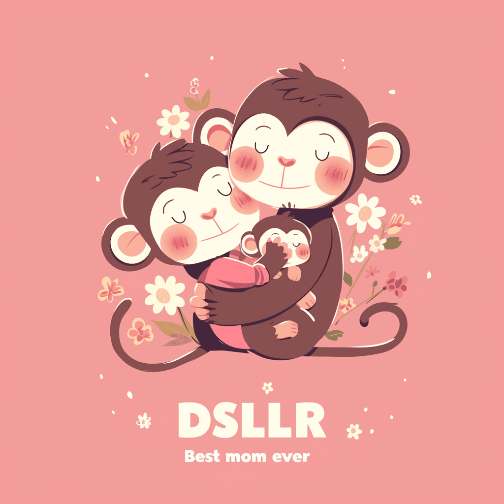Monkey Blast original repeating artwork