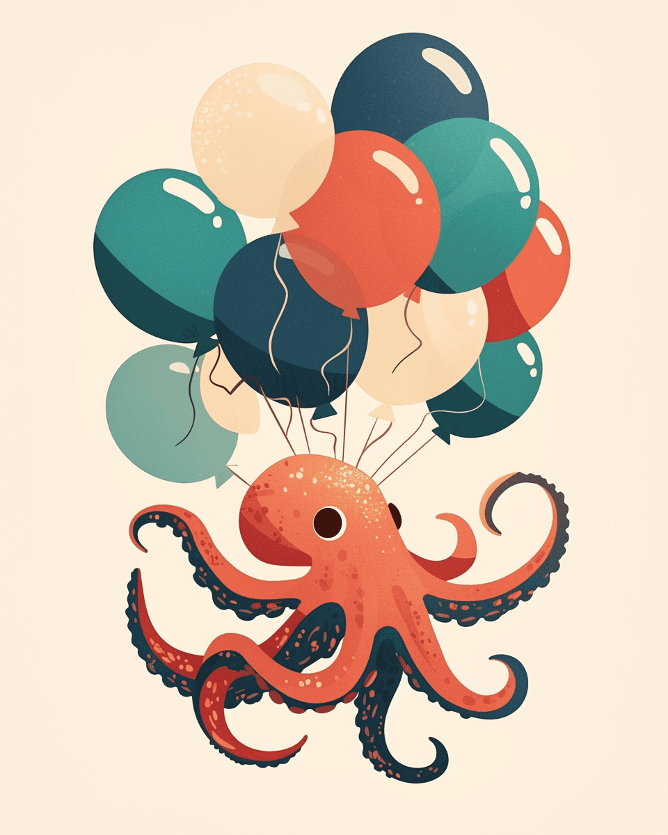 Octopus Festival original repeating artwork