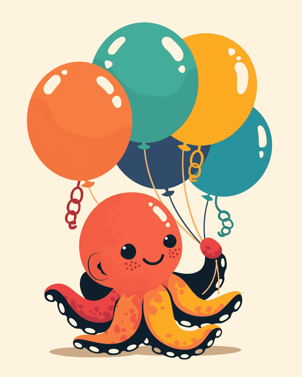 Octopus Team original repeating artwork